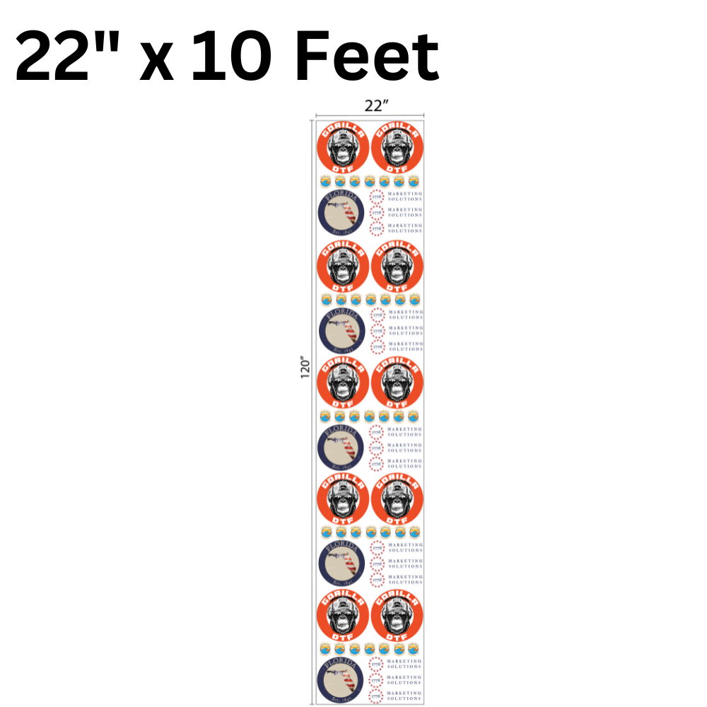 DTF Transfer Gang Sheet - Print Ready File