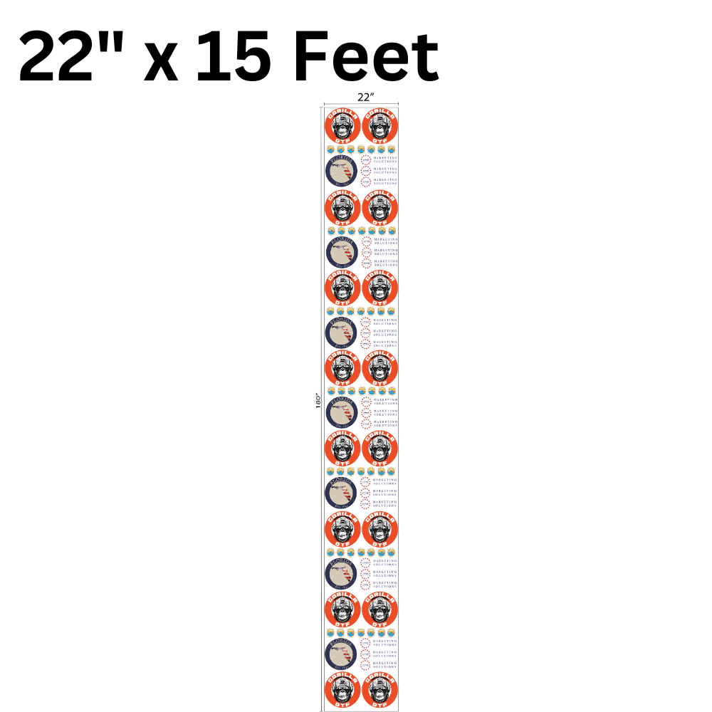 DTF Transfer Gang Sheet - Print Ready File