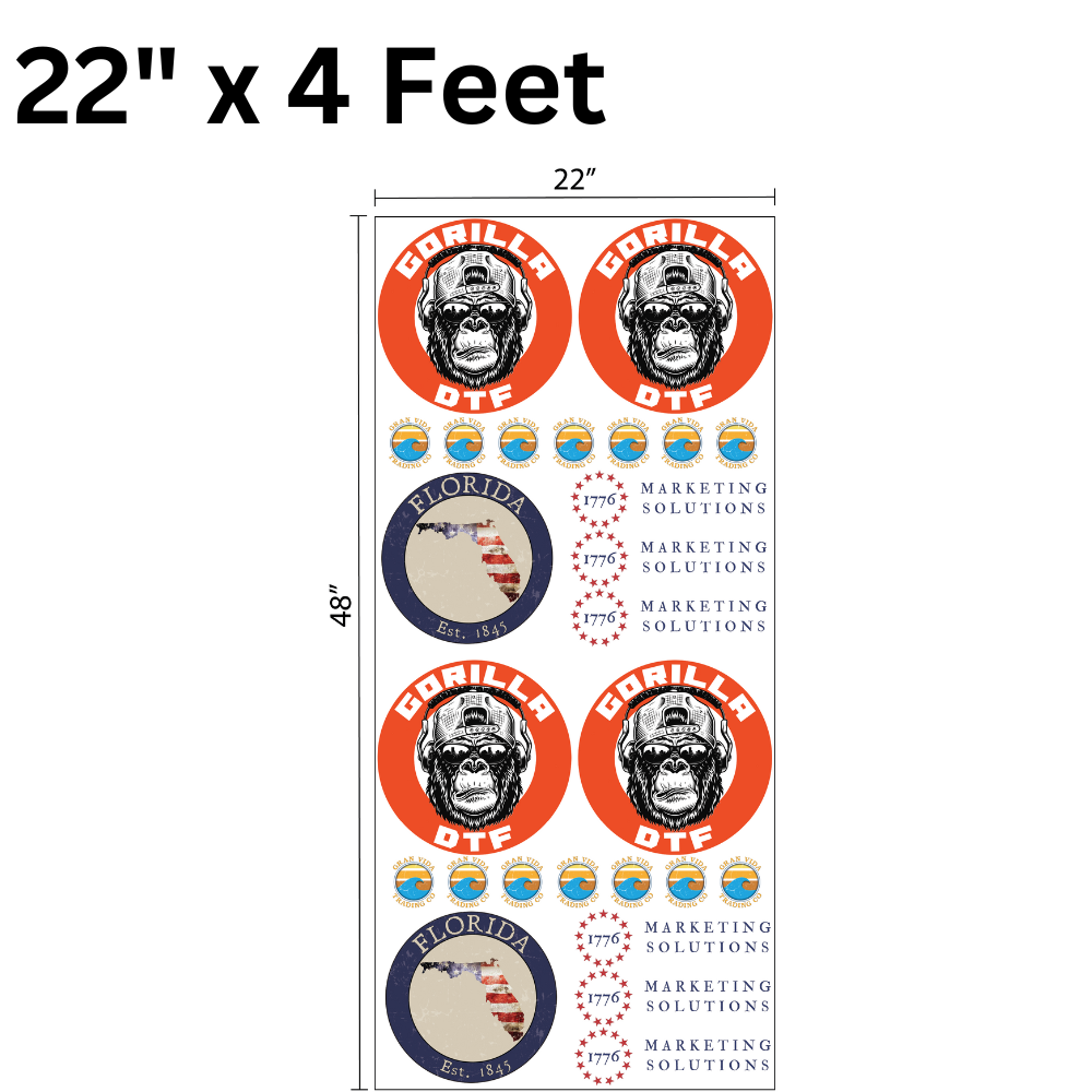 DTF Transfer Gang Sheet - Print Ready File