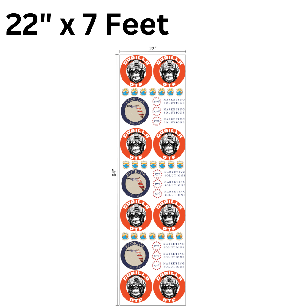 DTF Transfer Gang Sheet - Print Ready File